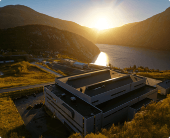 The Nscale data center at Glomfjord